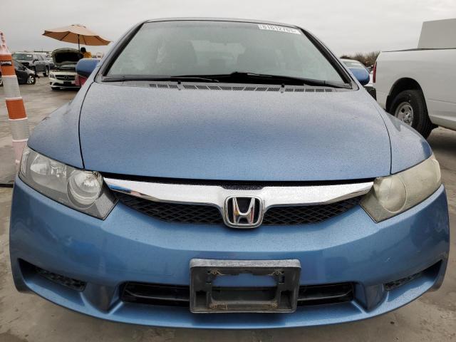 2HGFA16569H326640 - 2009 HONDA CIVIC LX BLUE photo 5