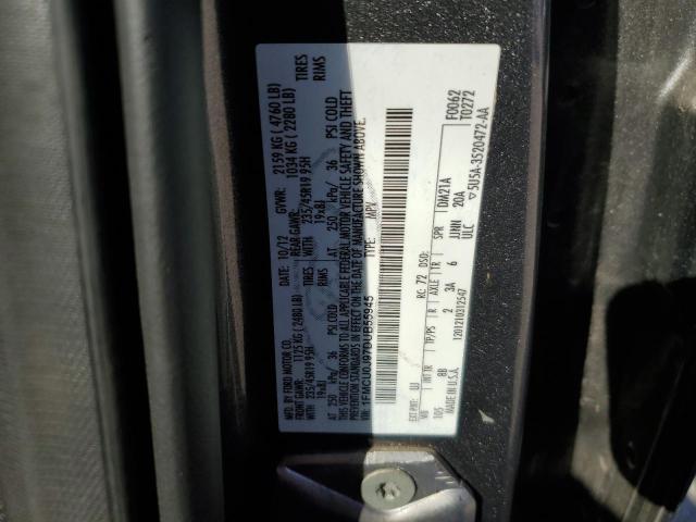 1FMCU0J97DUB55945 - 2013 FORD ESCAPE TITANIUM Gri fotoğraf 13