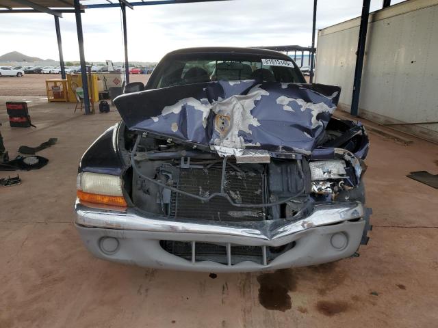 1B7GL22X4WS639670 - 1998 DODGE DAKOTA Կապույտ լուսանկար 5