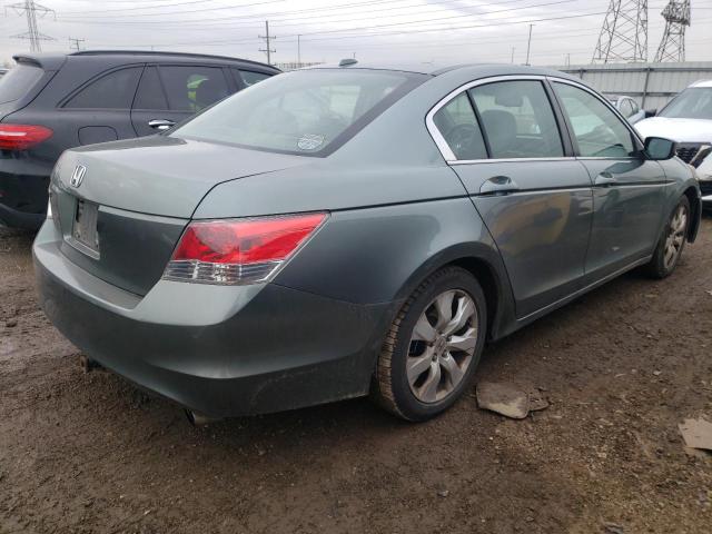 JHMCP26808C075453 - 2008 HONDA ACCORD EXL GREEN photo 3