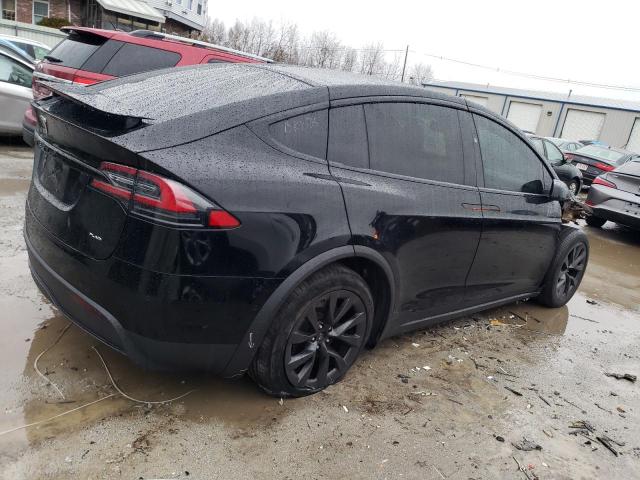 7SAXCBE65NF331795 - 2022 TESLA MODEL X BLACK photo 3