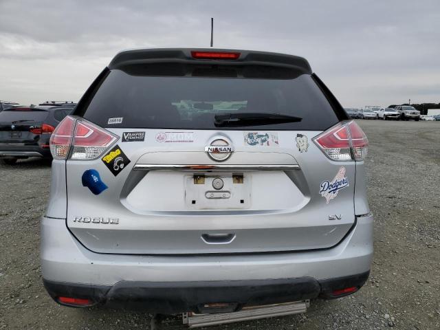 KNMAT2MT2FP550053 - 2015 NISSAN ROGUE S SILVER photo 6