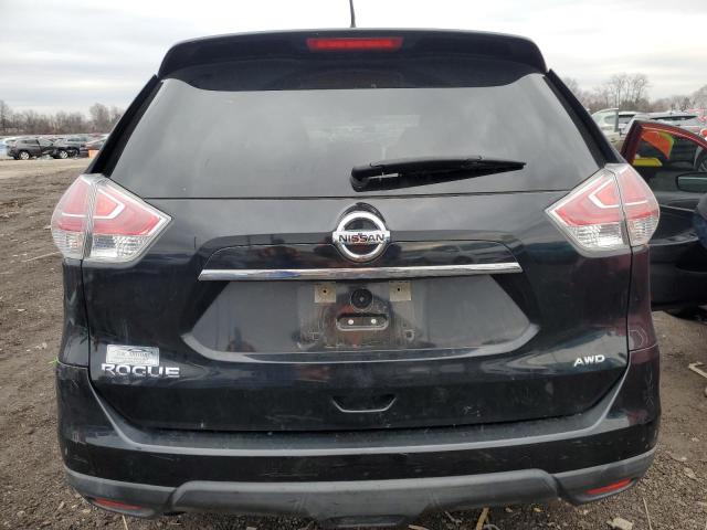 KNMAT2MV1GP714542 - 2016 NISSAN ROGUE S BLACK photo 6