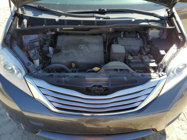 5TDYK3DC3GS716675 - 2016 TOYOTA SIENNA XLE Գրաֆիտ լուսանկար 12