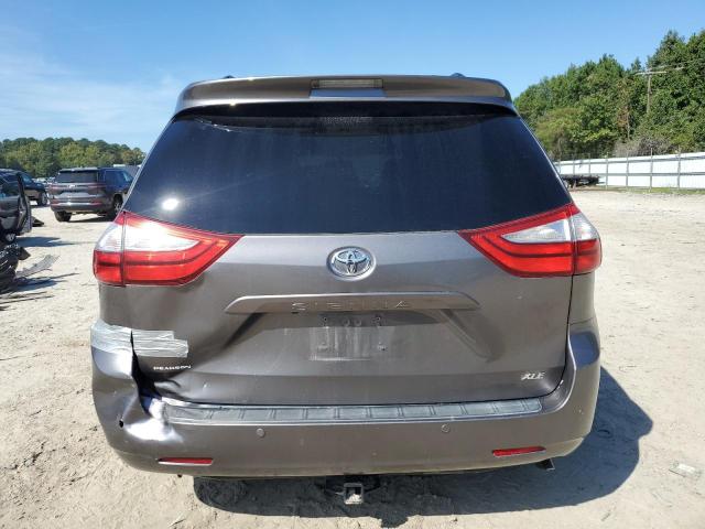 5TDYK3DC3GS716675 - 2016 TOYOTA SIENNA XLE Գրաֆիտ լուսանկար 6