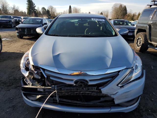 5NPEB4AC5EH877156 - 2014 HYUNDAI SONATA GLS BLUE photo 5