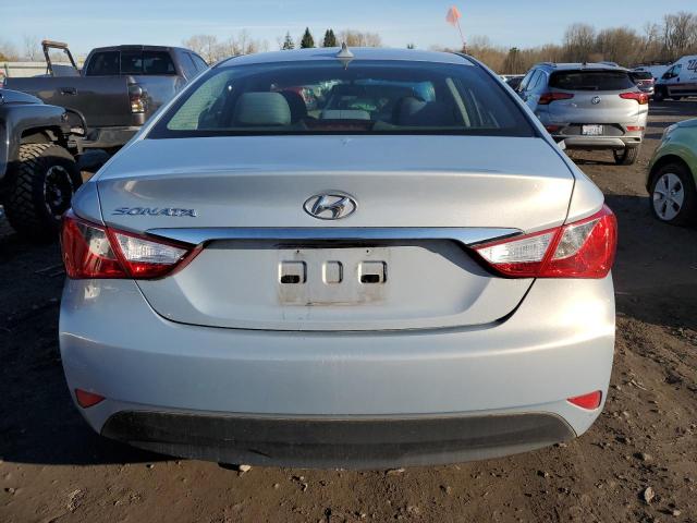 5NPEB4AC5EH877156 - 2014 HYUNDAI SONATA GLS BLUE photo 6