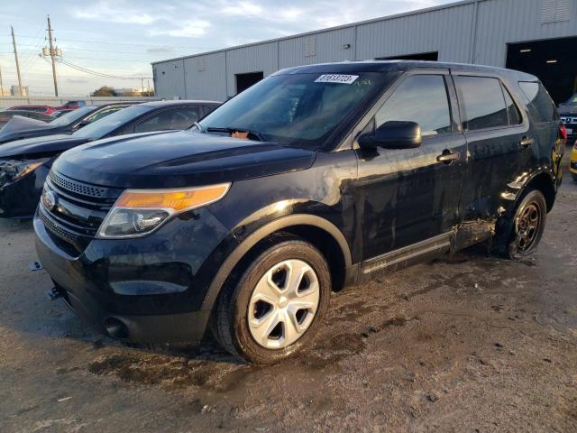 1FM5K8AR2EGB90812 - 2014 FORD EXPLORER POLICE INTERCEPTOR Schwarz Foto 1