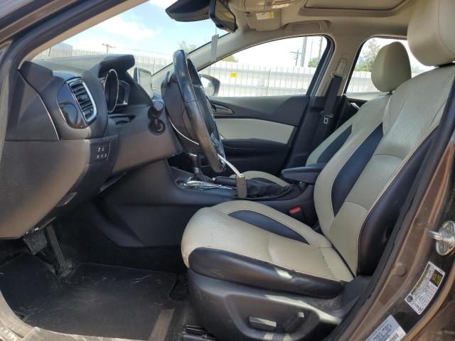 JM1BM1M35E1119218 - 2014 MAZDA 3 GRAND TOURING GRAY photo 7