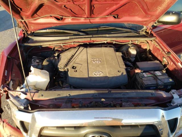 5TEJU62N46Z286545 - 2006 TOYOTA TACOMA DOUBLE CAB PRERUNNER BURGUNDY photo 11