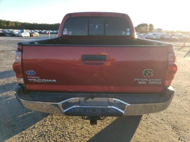 5TEJU62N46Z286545 - 2006 TOYOTA TACOMA DOUBLE CAB PRERUNNER BURGUNDY photo 6
