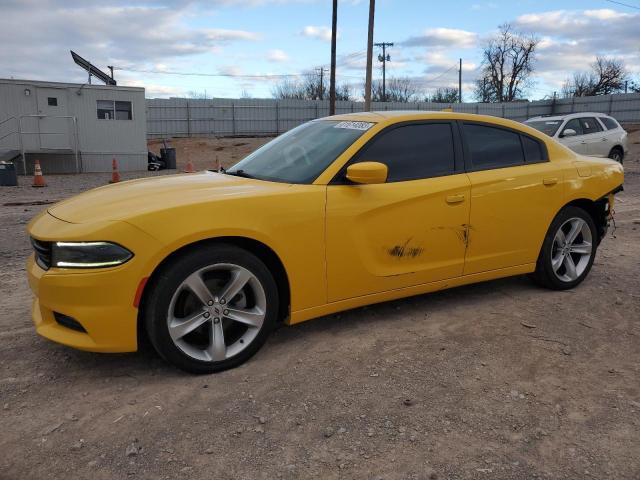 2C3CDXHG3JH156983 - 2018 DODGE CHARGER SXT PLUS YELLOW photo 1