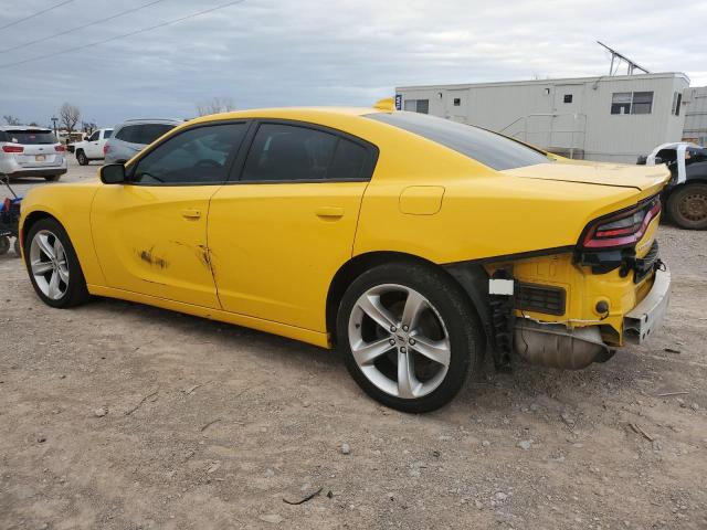 2C3CDXHG3JH156983 - 2018 DODGE CHARGER SXT PLUS YELLOW photo 2