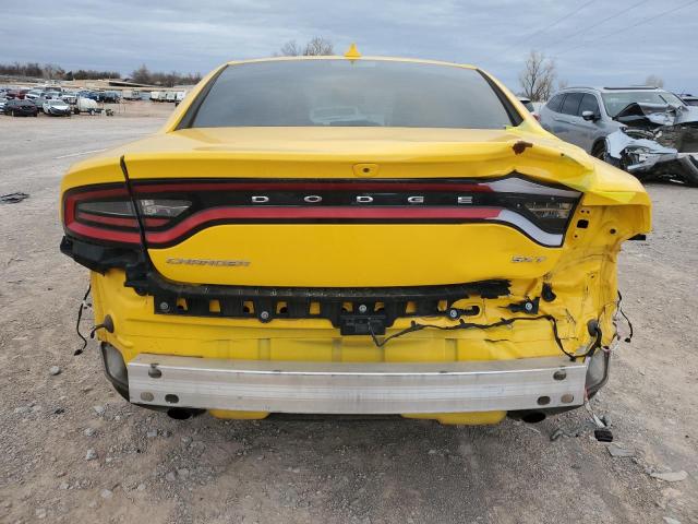 2C3CDXHG3JH156983 - 2018 DODGE CHARGER SXT PLUS YELLOW photo 6