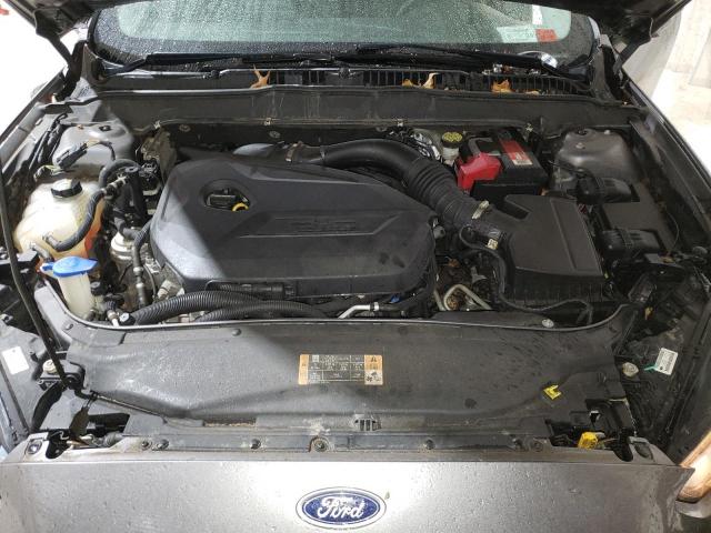 3FA6P0HR8DR348617 - 2013 FORD FUSION SE GRAY photo 11