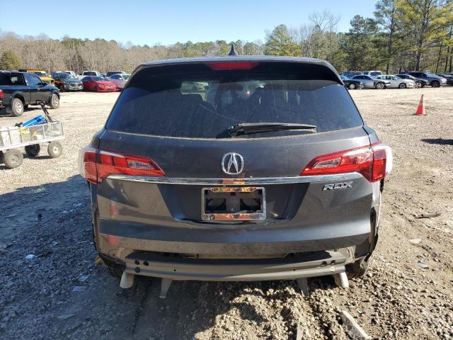 5J8TB3H36GL010369 - 2016 ACURA RDX CHARCOAL photo 6