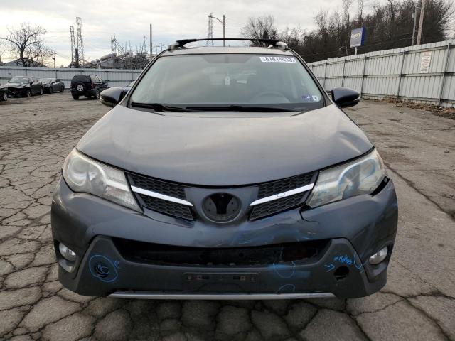 JTMRFREV6DD026485 - 2013 TOYOTA RAV4 XLE GRAY photo 5