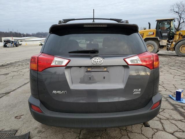 JTMRFREV6DD026485 - 2013 TOYOTA RAV4 XLE GRAY photo 6