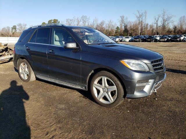 4JGDA7DB9EA314570 - 2014 MERCEDES-BENZ ML 550 4MATIC GRAY photo 4