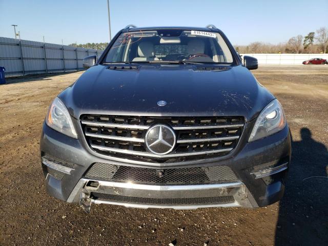 4JGDA7DB9EA314570 - 2014 MERCEDES-BENZ ML 550 4MATIC GRAY photo 5