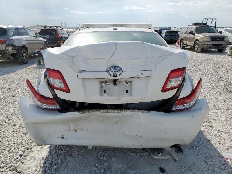 4T4BF3EK1BR160002 - 2011 TOYOTA CAMRY BASE WHITE photo 6