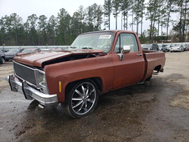 CCL449F484551 - 1979 CHEVROLET 10 BROWN photo 1