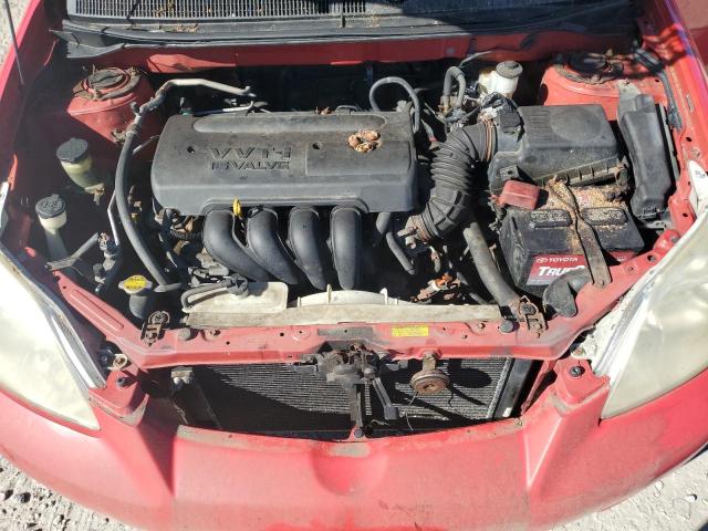 2T1KR32E07C666087 - 2007 TOYOTA MATRIX XR RED photo 12