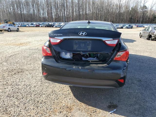 5NPEB4AC7EH843722 - 2014 HYUNDAI SONATA GLS BLACK photo 6