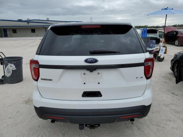 1FM5K8AR5HGC34516 - 2017 FORD EXPLORER POLICE INTERCEPTOR თეთრი ფოტო 6