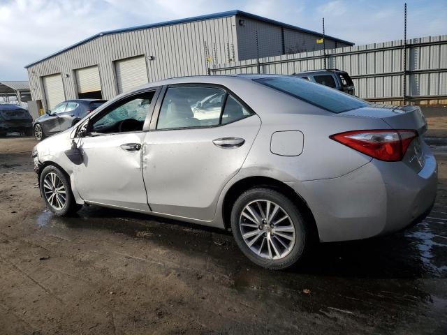 2T1BURHE7EC184772 - 2014 TOYOTA COROLLA L SILVER photo 2