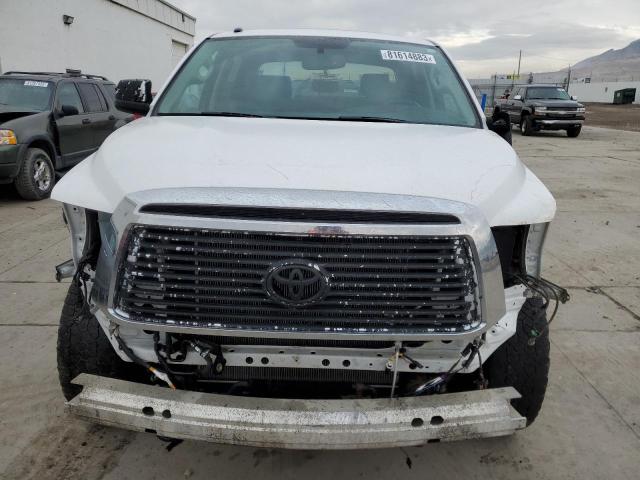 5TFHY5F1XBX163001 - 2011 TOYOTA TUNDRA CREWMAX LIMITED WHITE photo 5