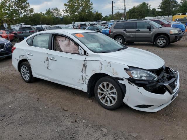 3N1AB7AP7KY245926 - 2019 NISSAN SENTRA S أبيض صورة 4