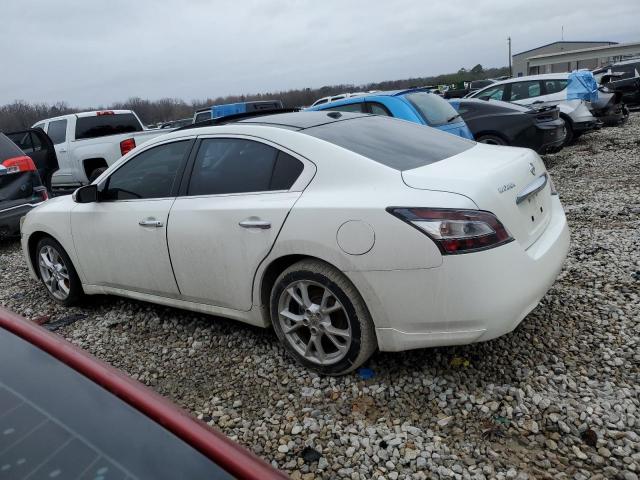 1N4AA5AP5DC811796 - 2013 NISSAN MAXIMA S WHITE photo 2