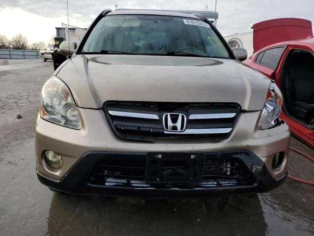 JHLRD78916C062461 - 2006 HONDA CR-V SE TAN photo 5