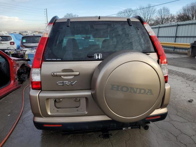 JHLRD78916C062461 - 2006 HONDA CR-V SE TAN photo 6