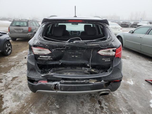 5XYZUDLB9EG224658 - 2014 HYUNDAI SANTA FE S BLACK photo 6