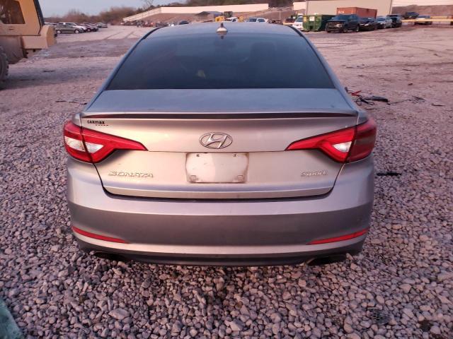 5NPE34AFXGH397284 - 2016 HYUNDAI SONATA SPORT GRAY photo 6