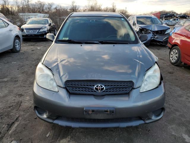 2T1KR32E28C702606 - 2008 TOYOTA COROLLA MA XR GRAY photo 5