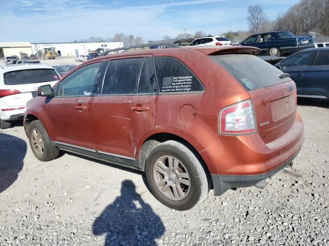 2FMDK48C97BB36598 - 2007 FORD EDGE SEL ORANGE photo 2