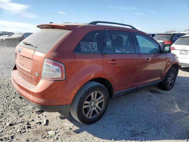 2FMDK48C97BB36598 - 2007 FORD EDGE SEL ORANGE photo 3