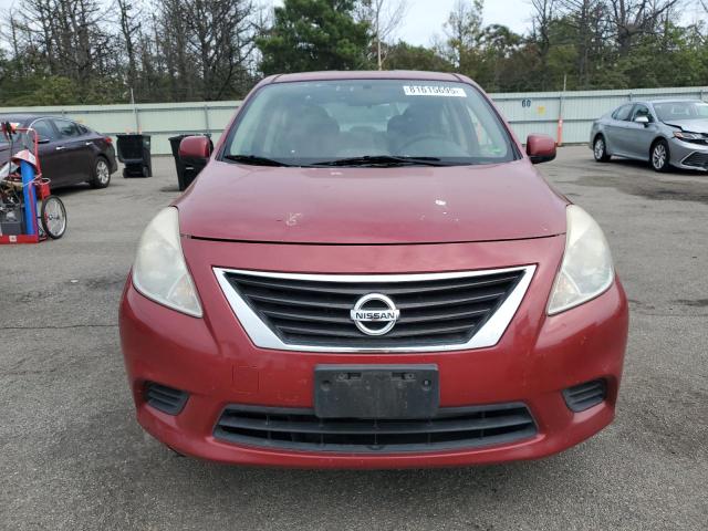3N1CN7AP4CL861212 - 2012 NISSAN VERSA S RED photo 5