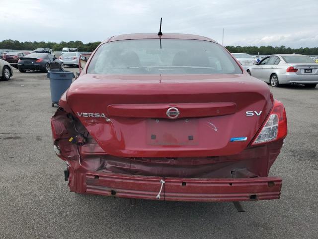 3N1CN7AP4CL861212 - 2012 NISSAN VERSA S RED photo 6