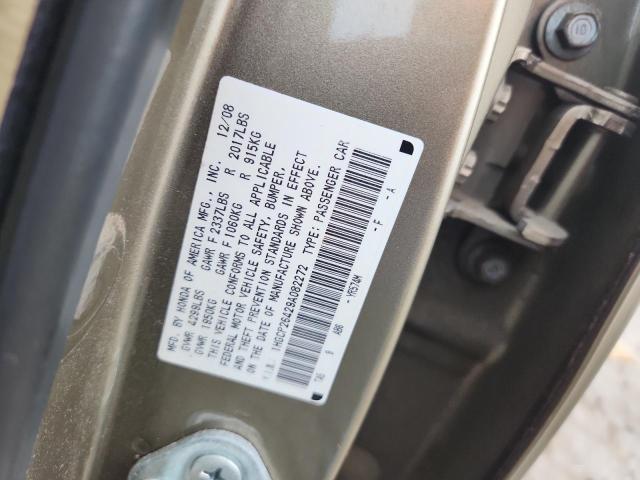 1HGCP26429A082272 - 2009 HONDA ACCORD LXP 金色 照片 13
