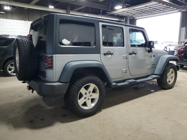 1C4BJWDG5DL568927 - 2013 JEEP WRANGLER U SPORT ვერცხლისფერი ფოტო 3