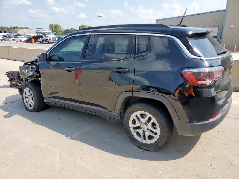3C4NJCABXKT613107 - 2019 JEEP COMPASS SPORT Czarny zdjęcie 2