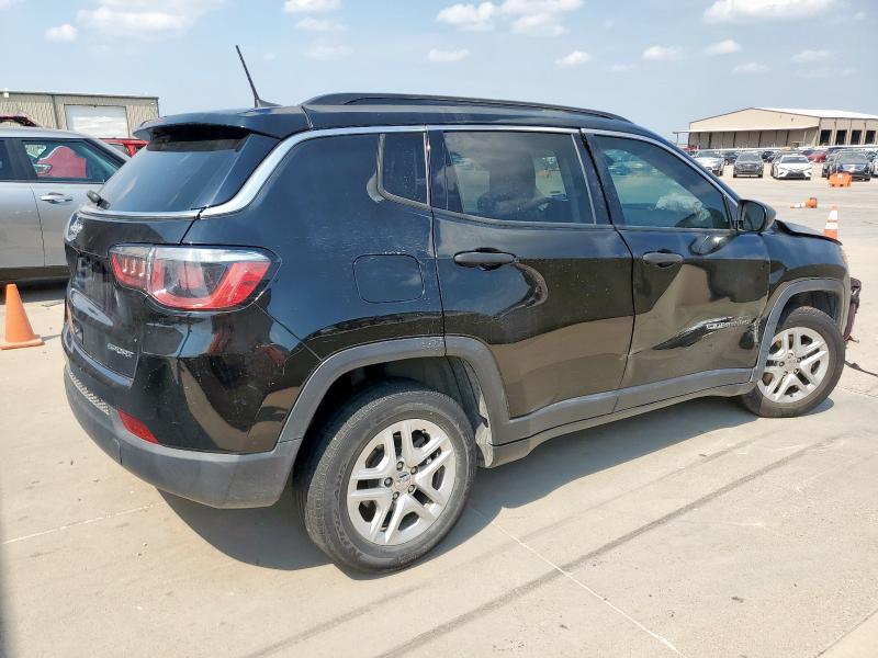 3C4NJCABXKT613107 - 2019 JEEP COMPASS SPORT Czarny zdjęcie 3