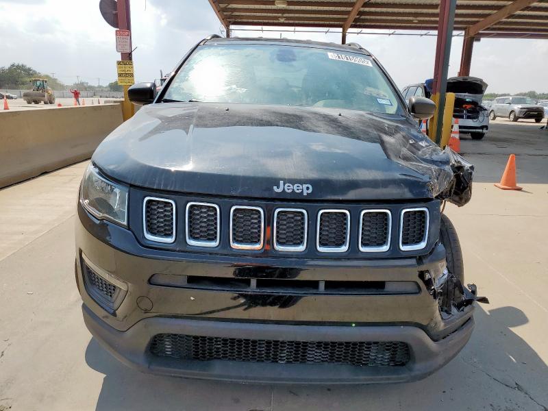 3C4NJCABXKT613107 - 2019 JEEP COMPASS SPORT Czarny zdjęcie 5