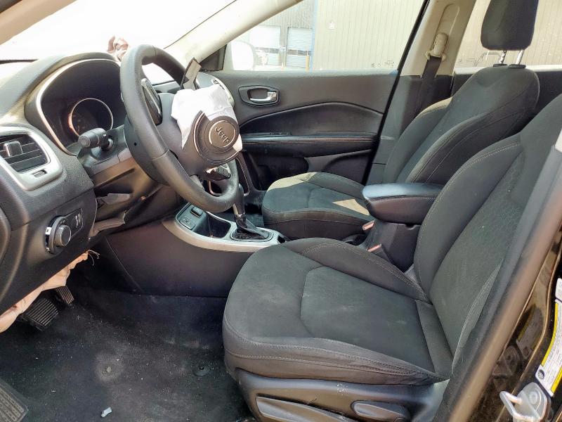 3C4NJCABXKT613107 - 2019 JEEP COMPASS SPORT Czarny zdjęcie 7