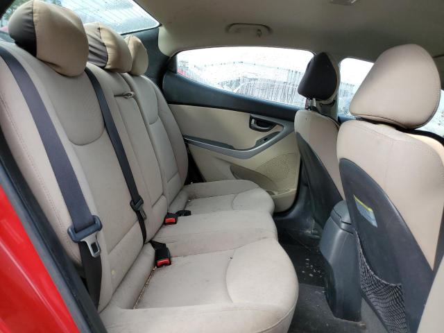 KMHDH4AE6EU048223 - 2014 HYUNDAI ELANTRA SE RED photo 10