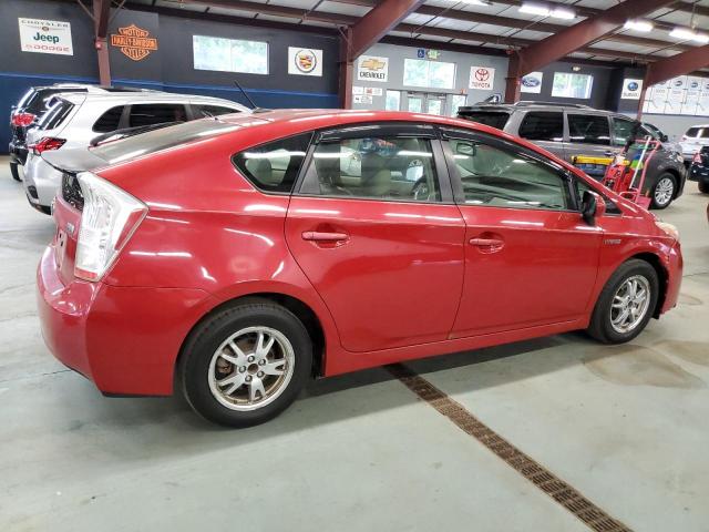 JTDKN3DU6A0020442 - 2010 TOYOTA PRIUS წითელი ფოტო 3